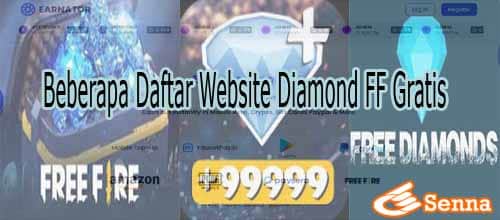 Beberapa Daftar Website Diamond FF Gratis