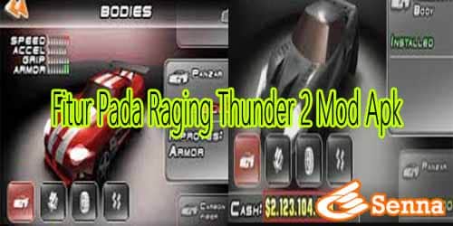 Fitur Pada Raging Thunder 2 Mod Apk