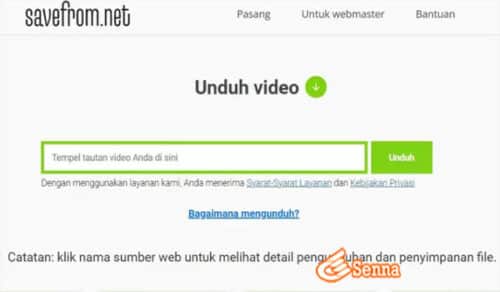 Cara Download Video Youtube Via Situs Savefrom