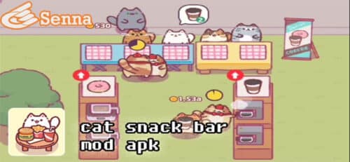 Cat Snack Bar Mod Apk Game Simulasi Kafe Hewan Peliharaan Yang Seru