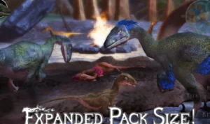 membesarkan anak dinosaurus