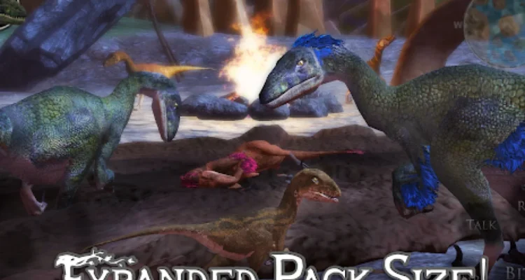 membesarkan anak dinosaurus