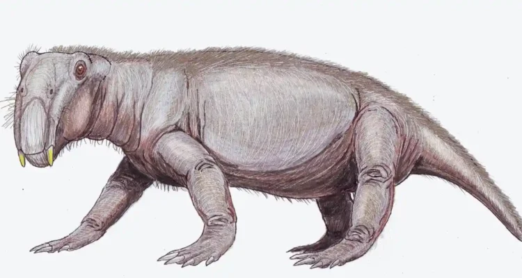 Lystrosaurus mirip babi