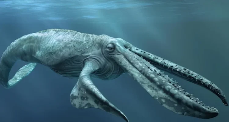 Mosasaurus reptil laut raksasa